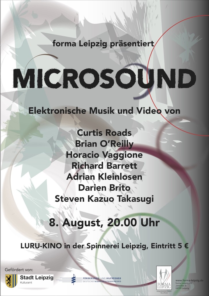 Plakat. Gestaltung: Adrian Kleinlosen.