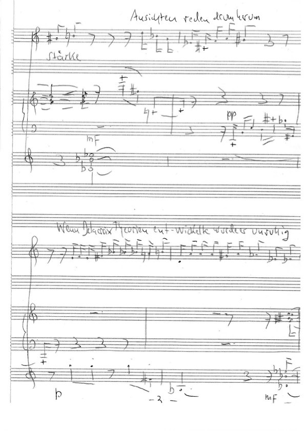 Manuskript Reiner Bredemeyer. Abdruck mit freundlicher Genehmigung von Dr. Ute Bredemeyer.