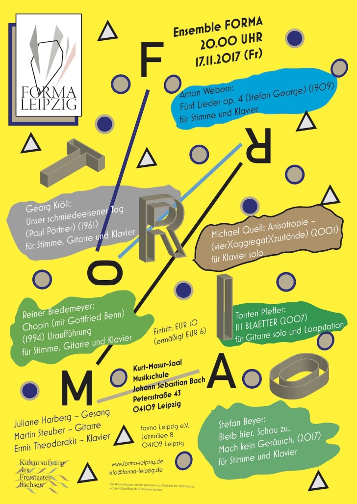 Plakat. Gestaltung: Hang Su.