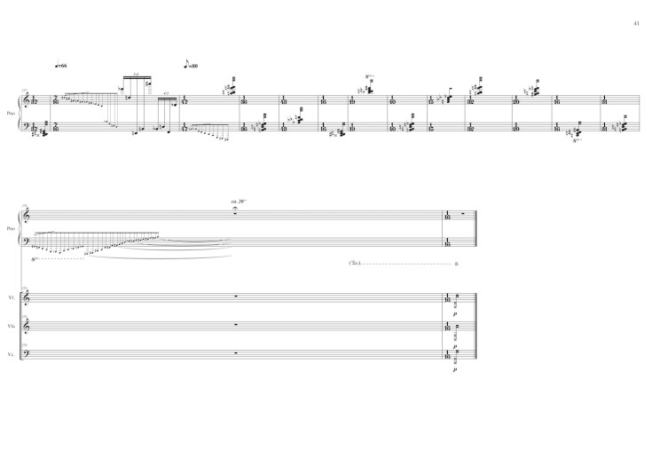 Ermis Theodorakis: Whipsaw. Partitur.